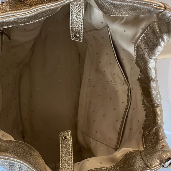 Kate Spade metallic gold handbag - Picture 2 of 4